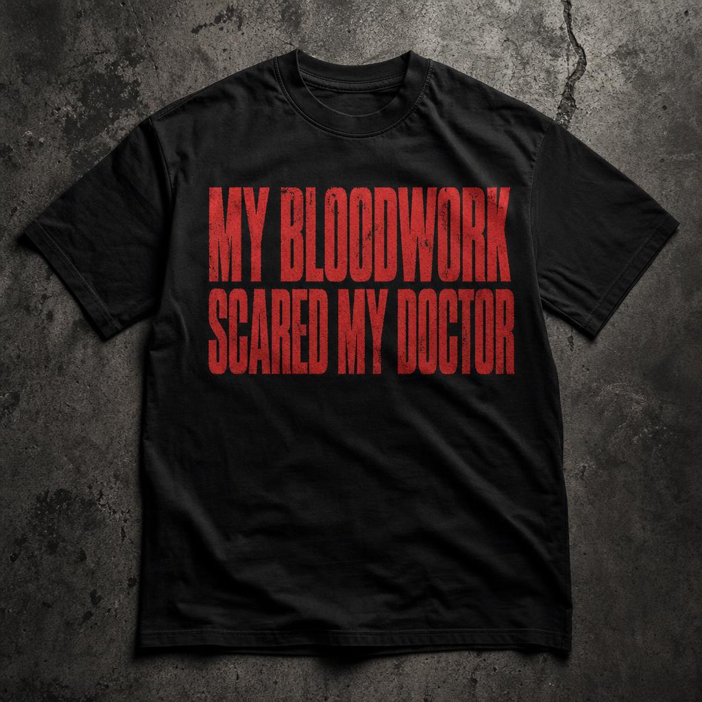 Bloodwork Scared My Doctor Tee